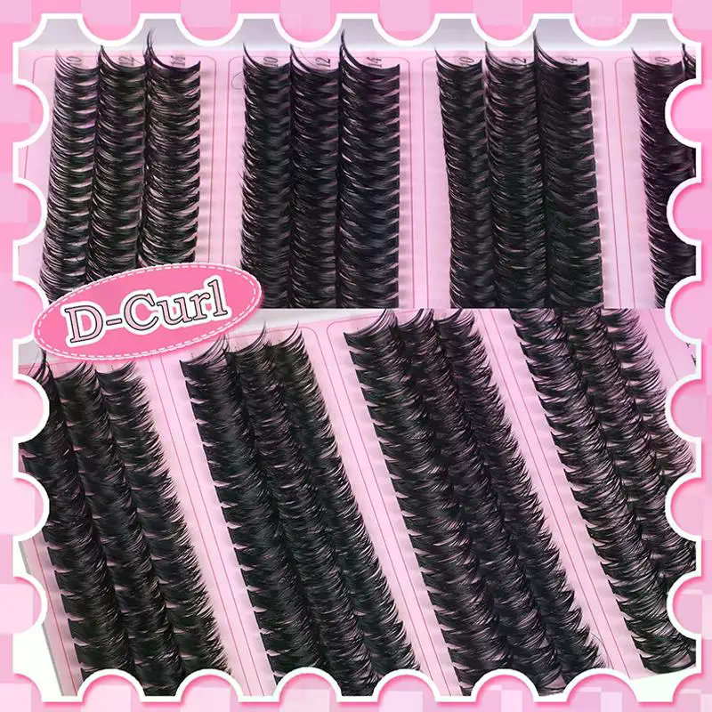 Eyelash Extension For Asian Eyes - Wispy Lash Extension Kit C Curl