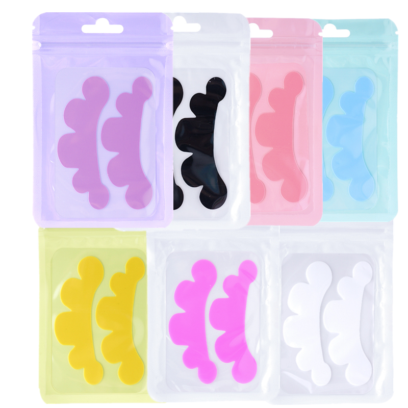 Eyelash Extension Eye Mask - New 1Pairs Reusable Silicone Eyelash Perm