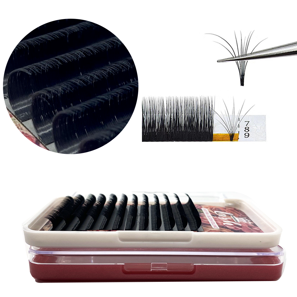 MASSCAKU Easy Fanning Volume M – обзор и цена Eyelash Extension For Asian Eyes