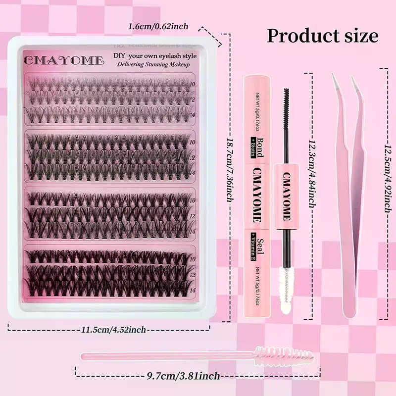 Wispy Lash Extension Kit C Cur – обзор и цена Eyelash Extension For Asian Eyes