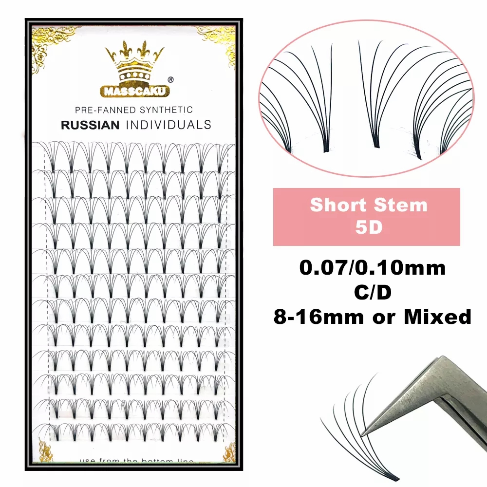 MASSCAKU Premade Russian Volum – обзор и цена Eyelash Extension For Asian Eyes