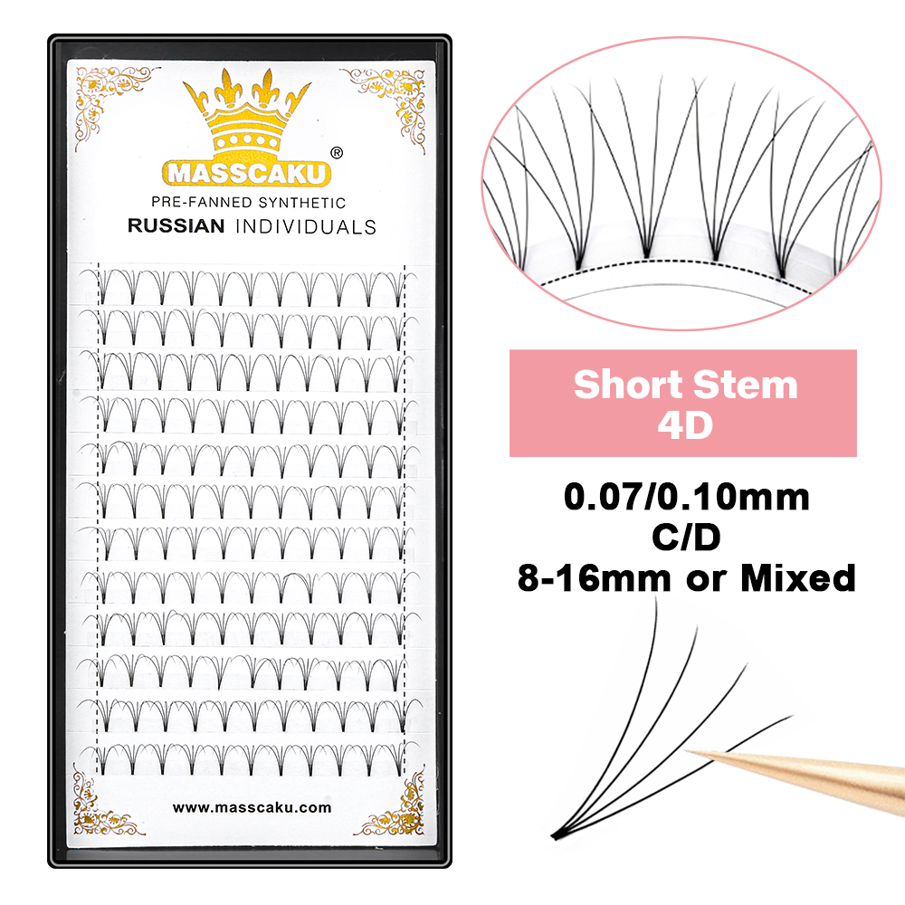 MASSCAKU Premade Russian Volum – обзор и цена Eyelash Extension For Asian Eyes
