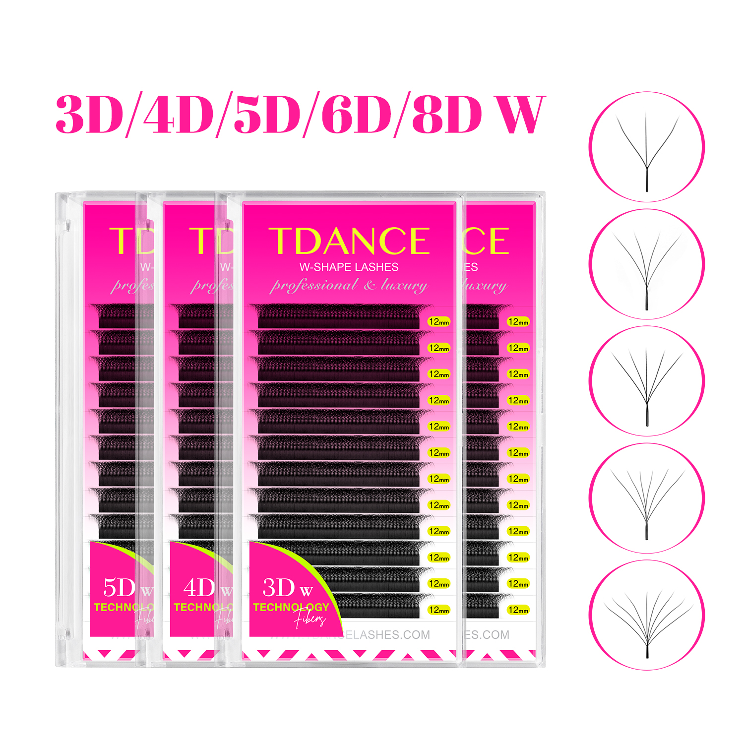 TDANCE 3D 4D 5D 6D Premade Fan – обзор и цена Eyelash Extension For Asian Eyes