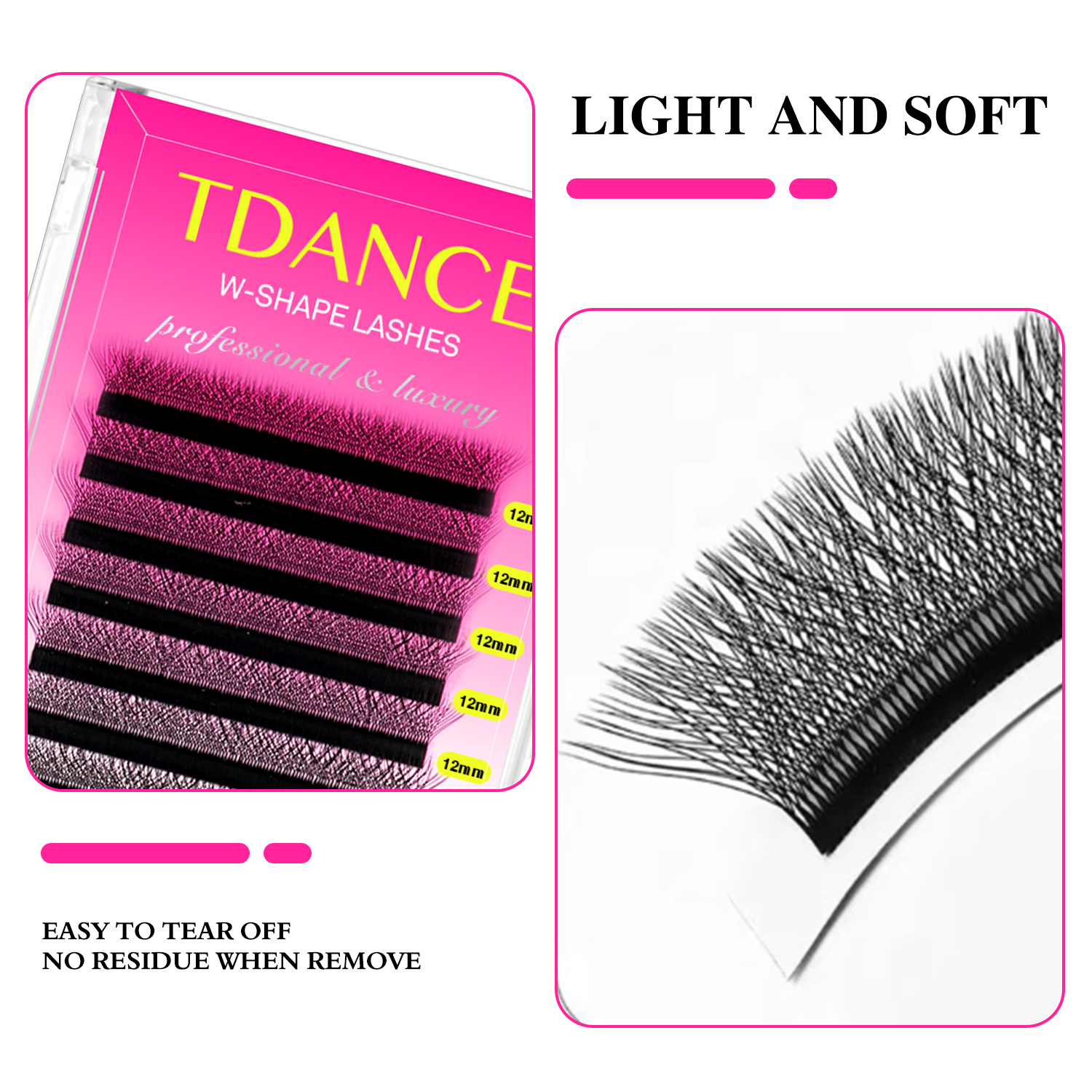 TDANCE 3D 4D 5D 6D Premade Fan – обзор и цена Eyelash Extension For Asian Eyes