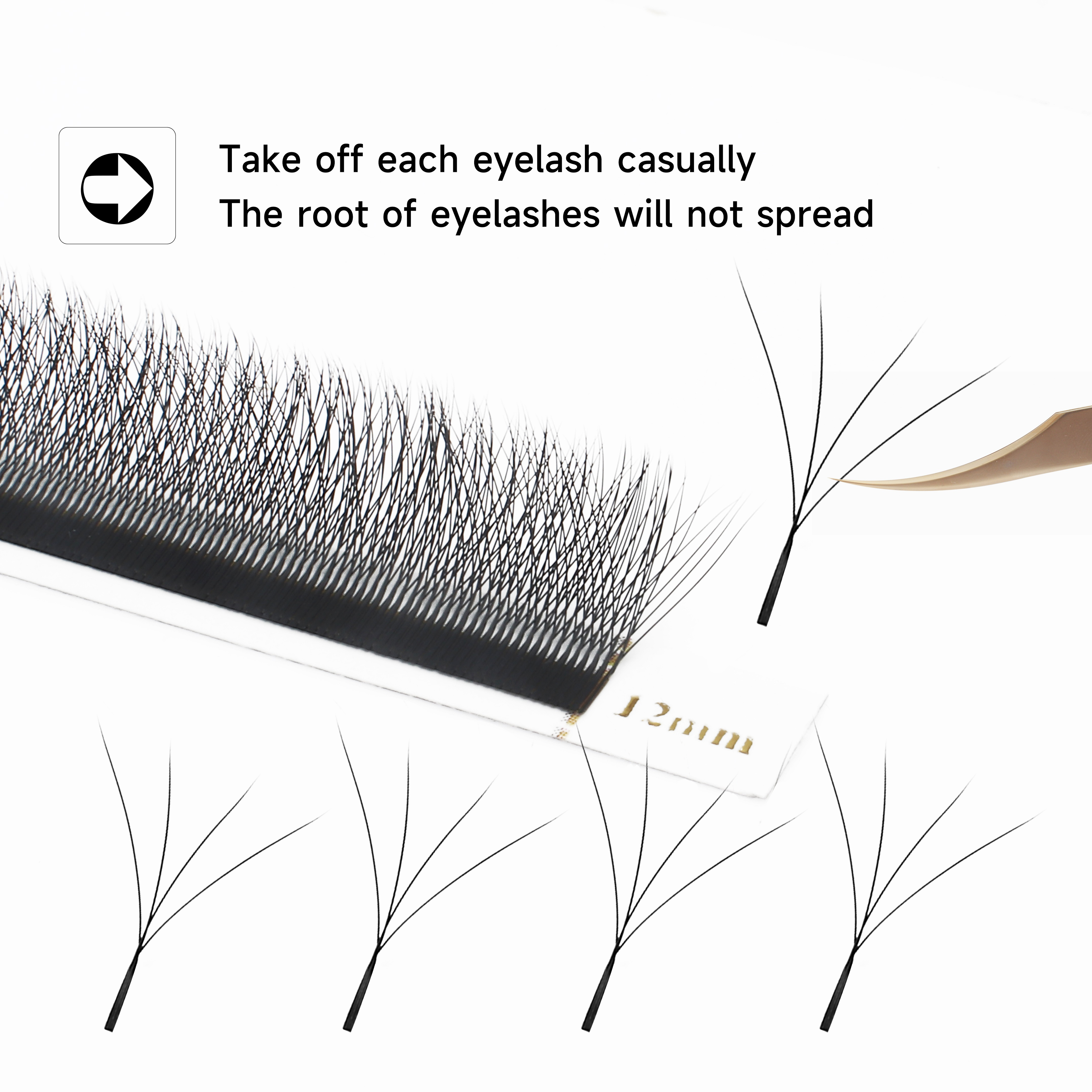 XIUSUZAKI W Shaped Bloom 2D 3D – обзор и цена Eyelash Extension For Asian Eyes