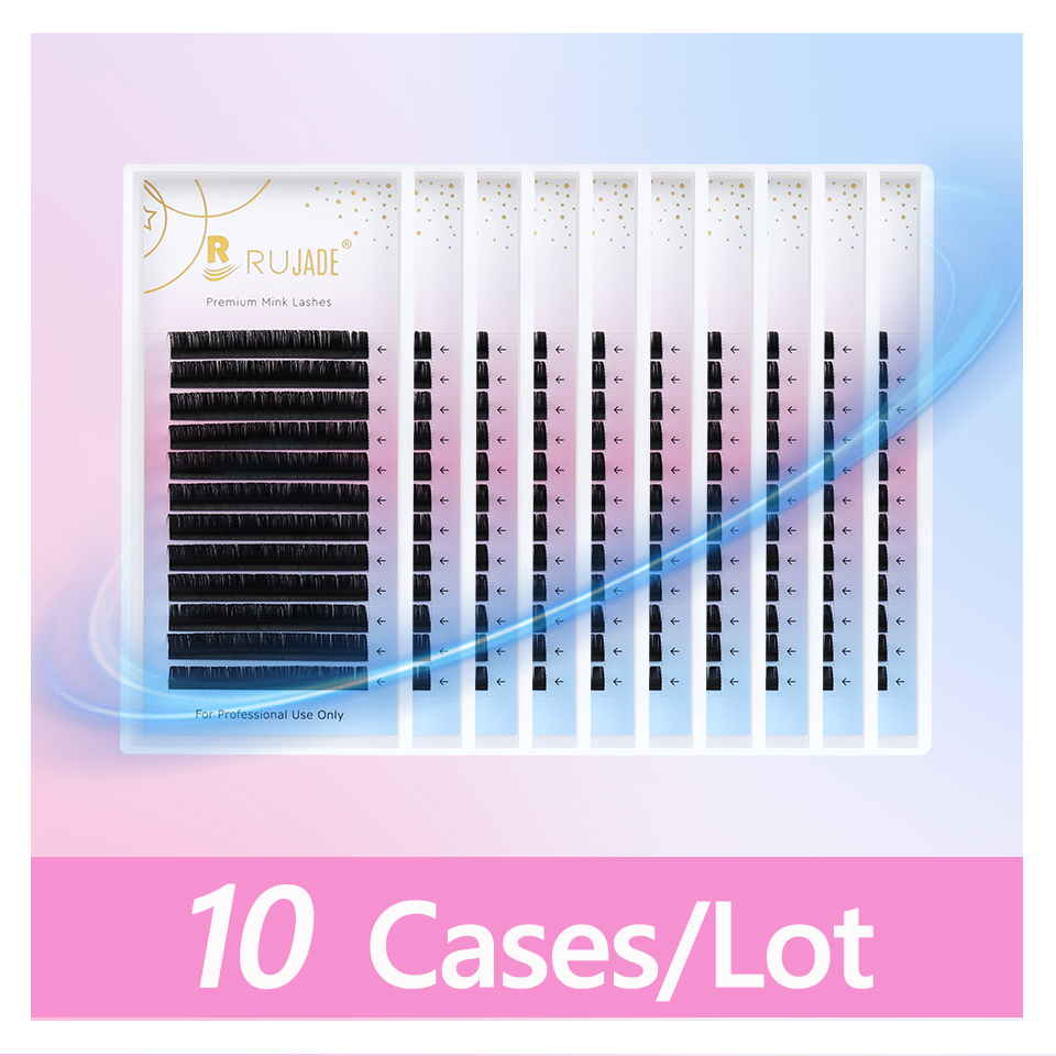 10 Trays Soft Matte Black Cash – обзор и цена Eyelash Extensions Classic