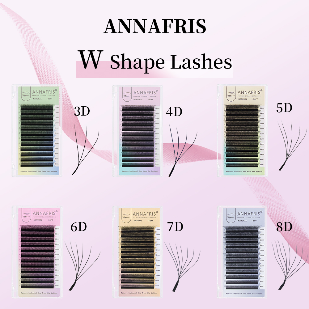 ANNAFRIS Premade Volume Fan YY – обзор и цена Eyelash Extension For Asian Eyes