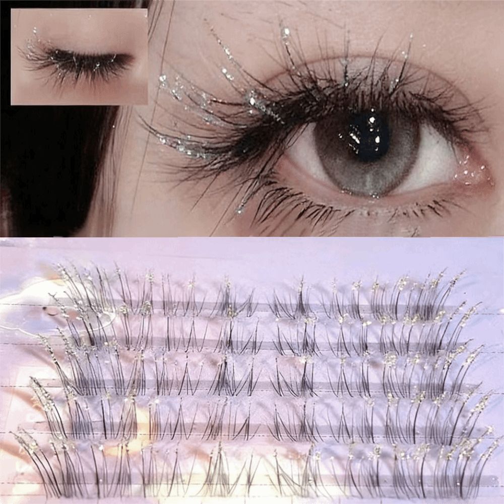 Shining Rhinestone Individual  – обзор и цена Eyelash Extension For Asian Eyes