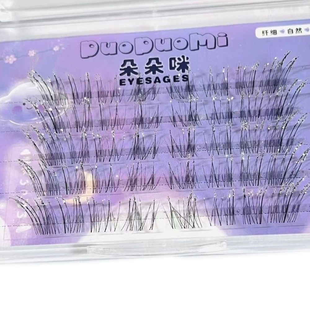 Shining Rhinestone Individual  – обзор и цена Eyelash Extension For Asian Eyes