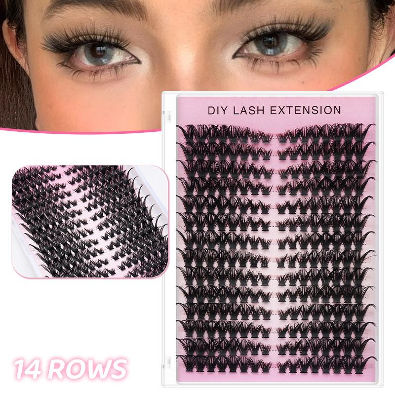14 Rows Cluster Eyelash Extens – обзор и цена Eyelash Extension Volume