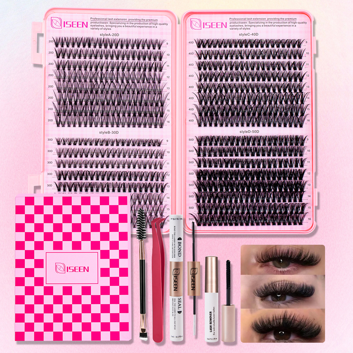 Individual False Eyelashes Mix – обзор и цена Eyelash Extension For Asian Eyes