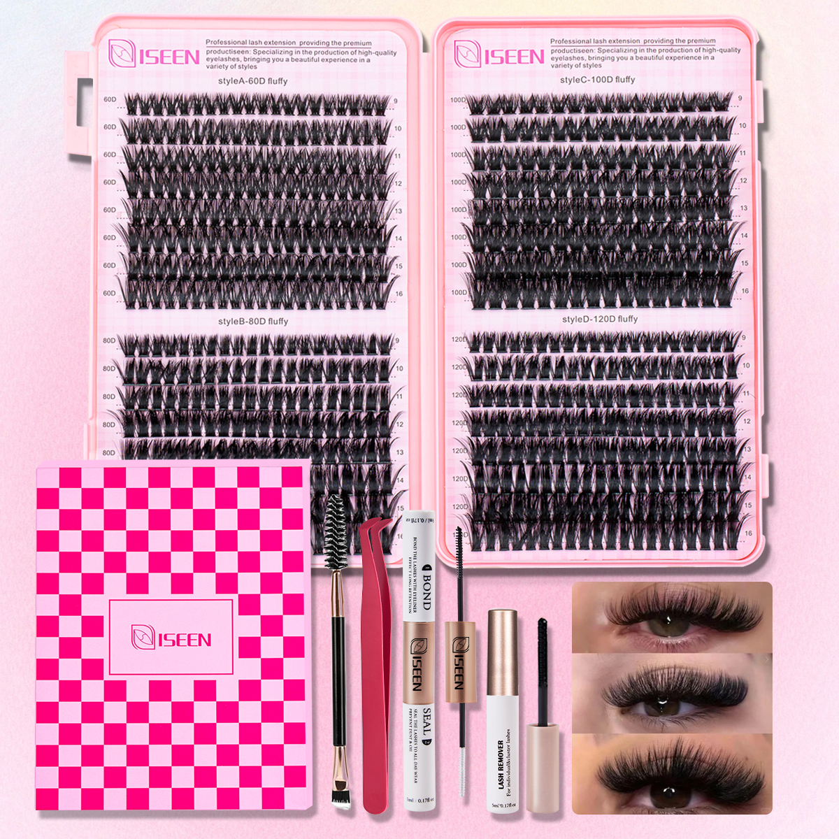 Individual False Eyelashes Mix – обзор и цена Eyelash Extension For Asian Eyes