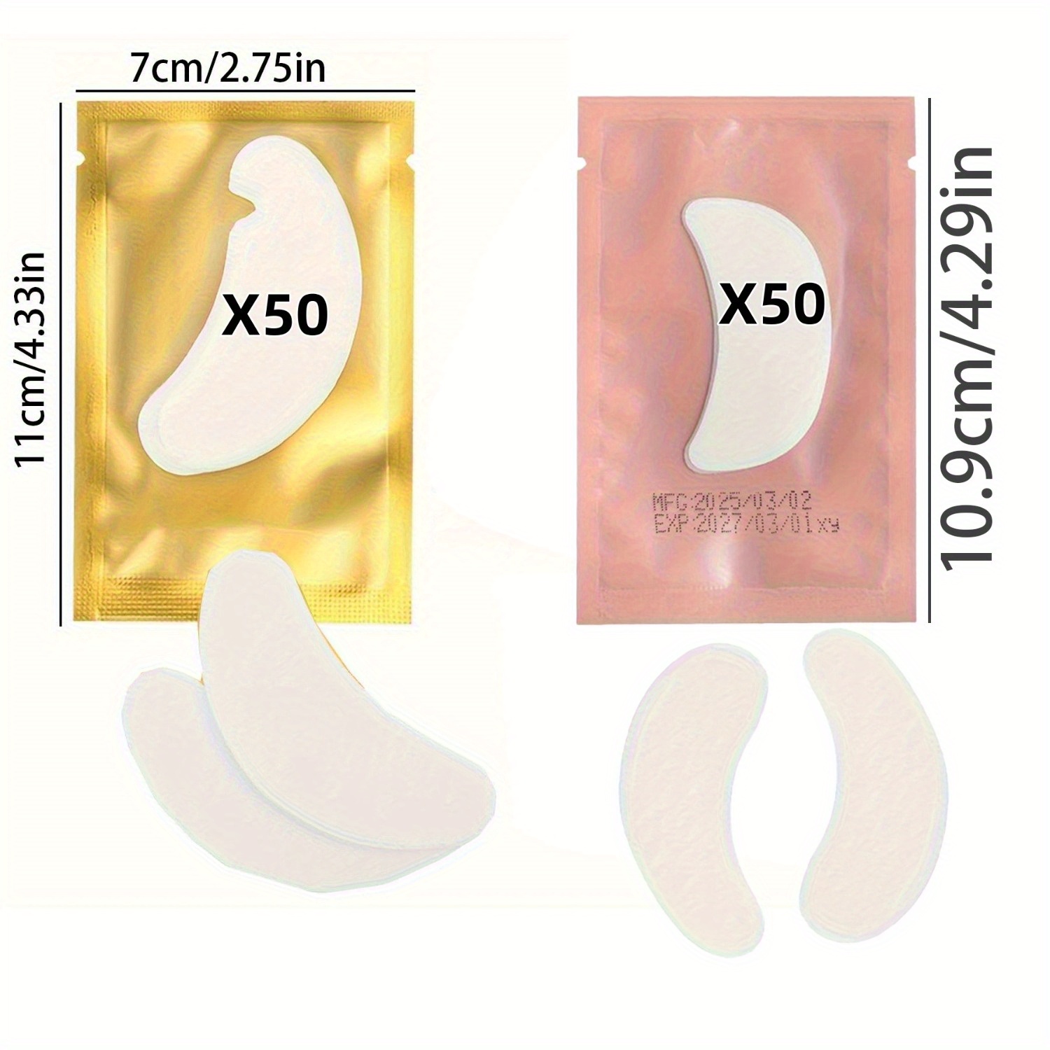 100Pcs Reusable Hydrogel Eye P – обзор и цена Eyelash Extension Eye Mask