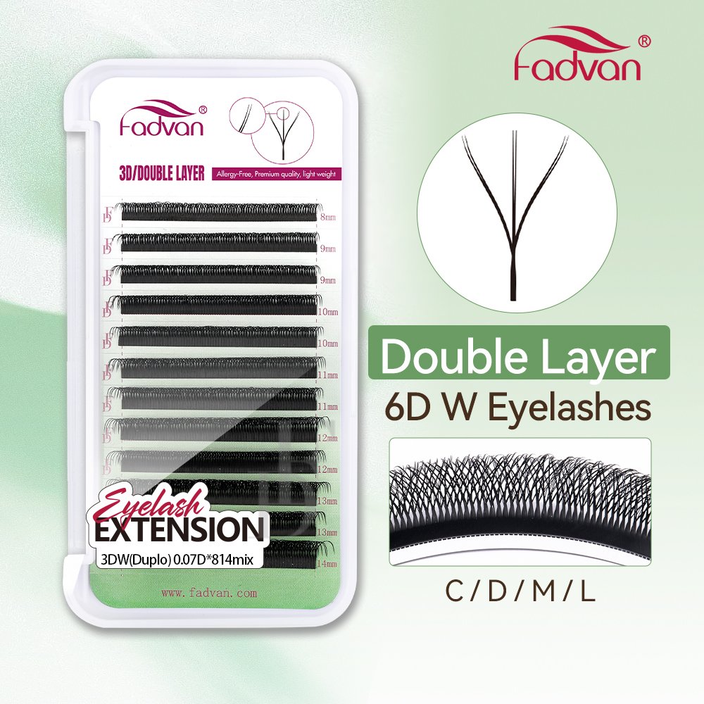 FADVAN 6D-W shaped eyelash ext – обзор и цена Eyelash Extension For Asian Eyes