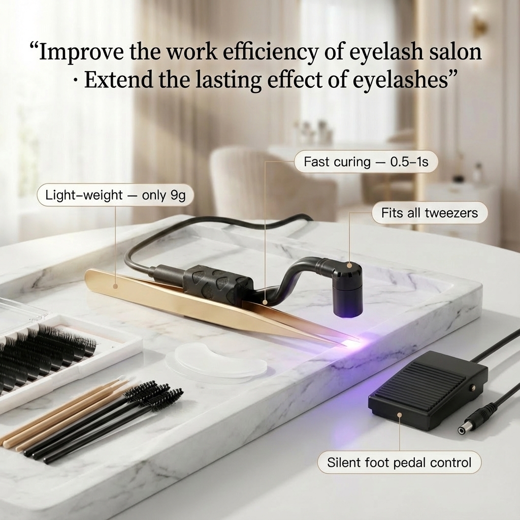 UV Lash Tweezers Light 2W Heat – обзор и цена Video Eyelash Extension