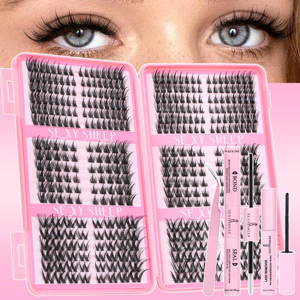 Eyelash Clusters Kit Cat Lashe – обзор и цена Eyelash Extension For Asian Eyes