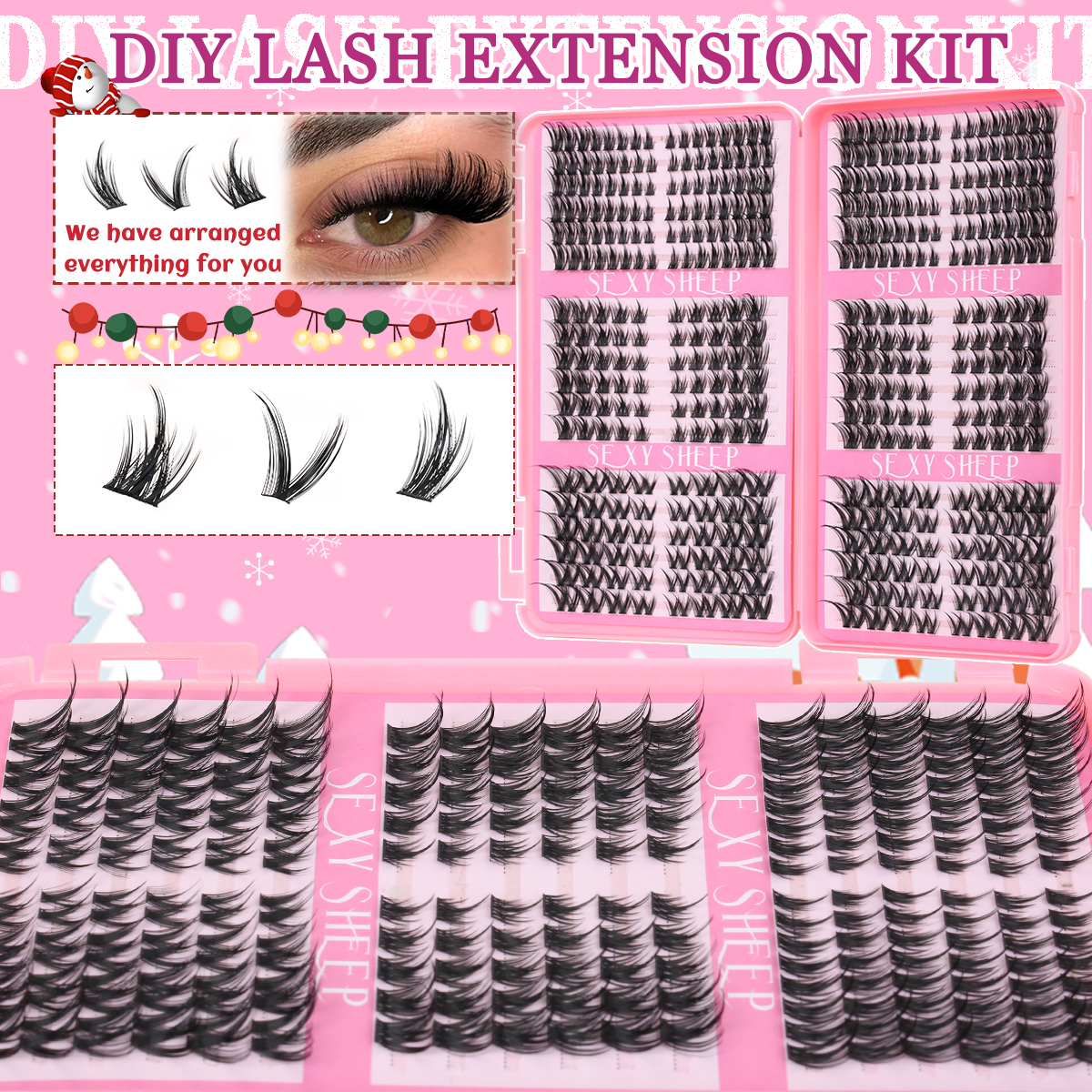 Eyelash Clusters Kit Cat Lashe – обзор и цена Eyelash Extension For Asian Eyes