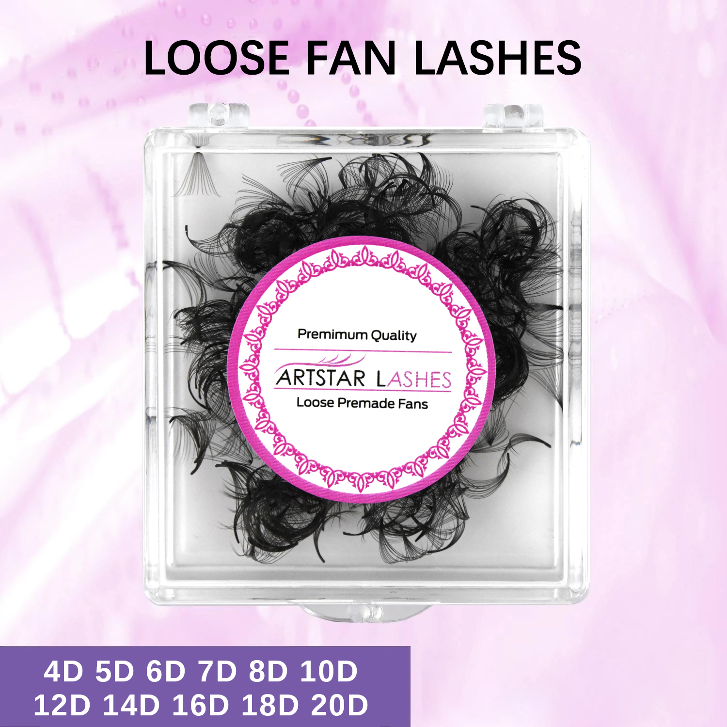 ARTSTAR 500 Fans Loose Fan Eye – обзор и цена Eyelash Extension For Asian Eyes