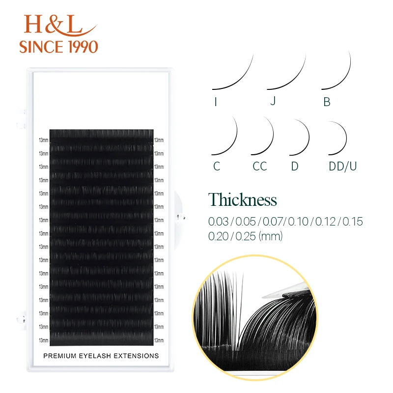 H&L SINCE 1990 16 Row Faux Las – обзор и цена Eyelash Extensions Classic