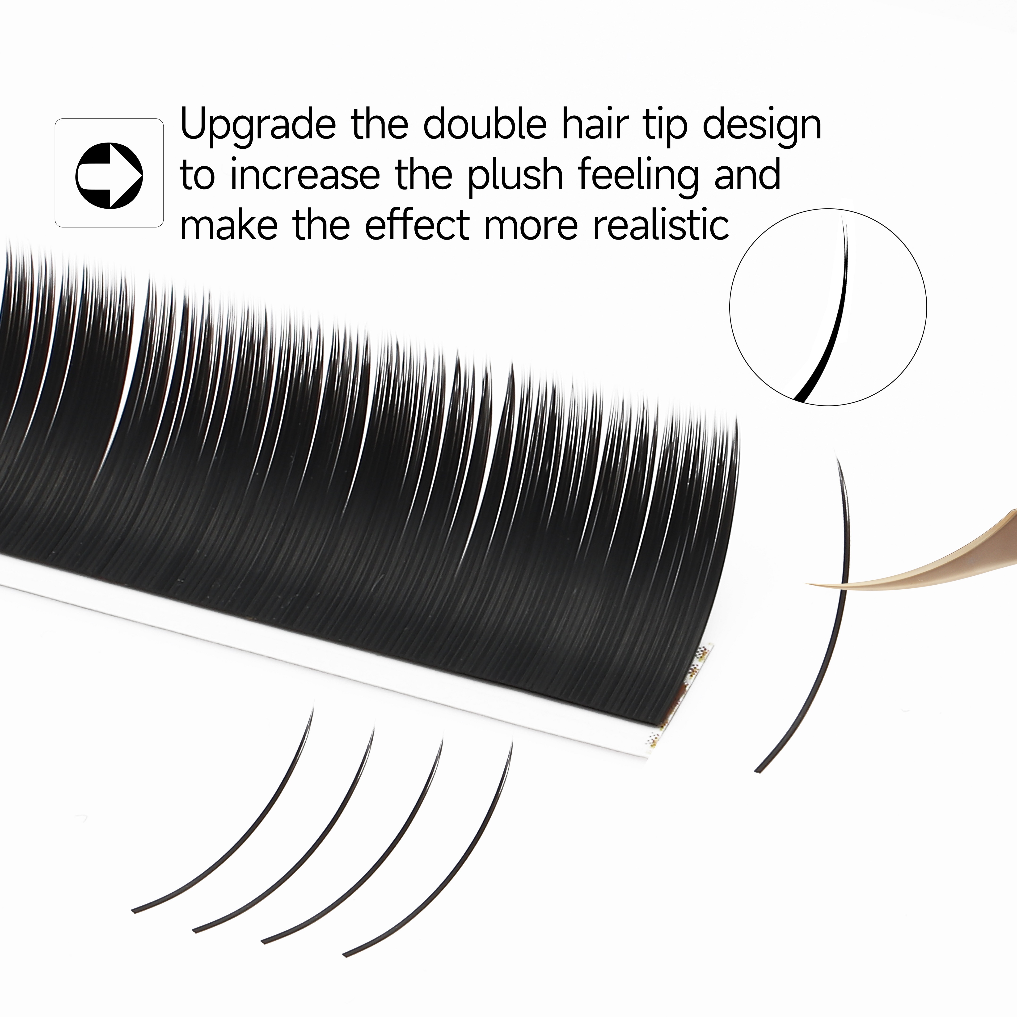 XIUSUZAKI Flat Ellipse Eyelash – обзор и цена Eyelash Extensions Classic