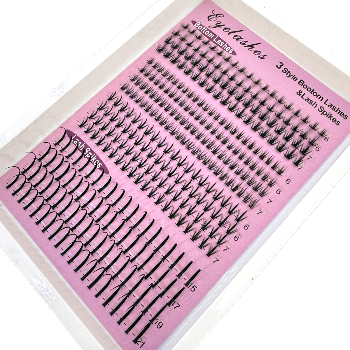 16Rows Bottom&Spiky Lashes Clu – обзор и цена Eyelash Extension For Asian Eyes
