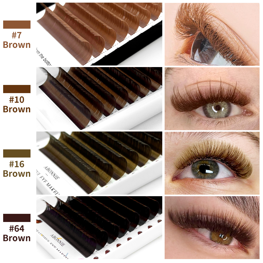 Abonnie Light Brown Individual – обзор и цена Eyelash Extensions Classic