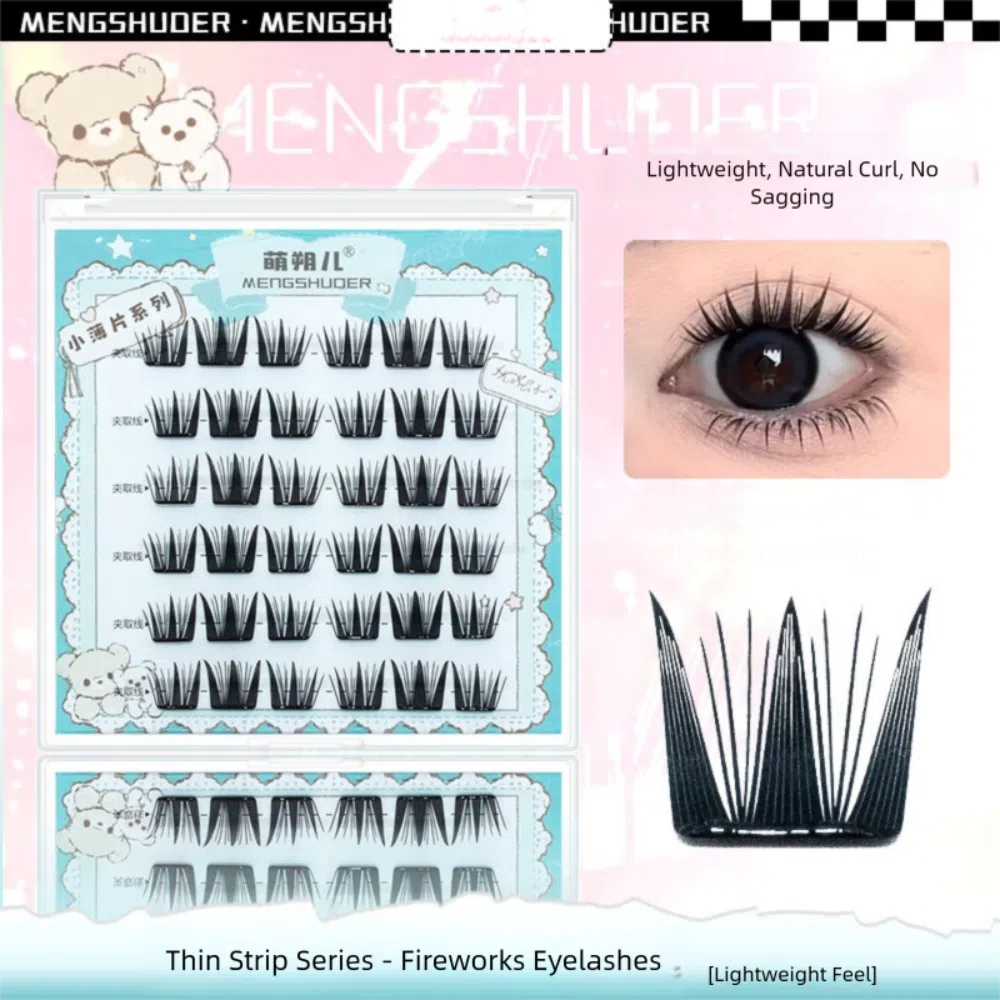 Fashion Fluffy No-Glue False E – обзор и цена Eyelash Extension For Men