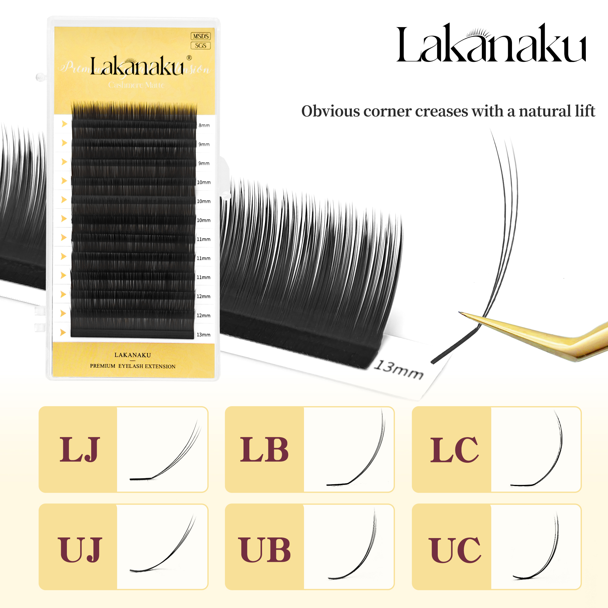 Abonnie UJ UB UC Camellia Lash – обзор и цена Eyelash Extension For Men