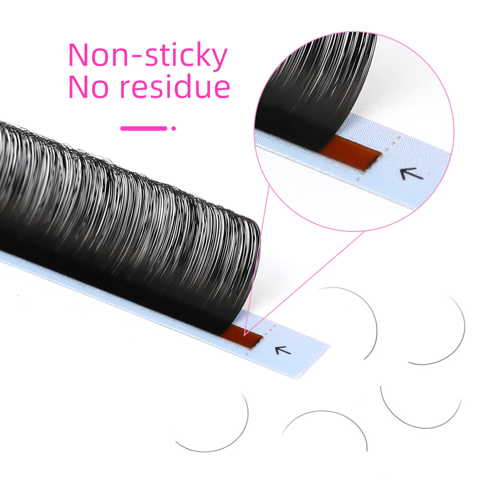 RUJADE 5 Cases/Lot False Eyela – обзор и цена Eyelash Extension For Asian Eyes