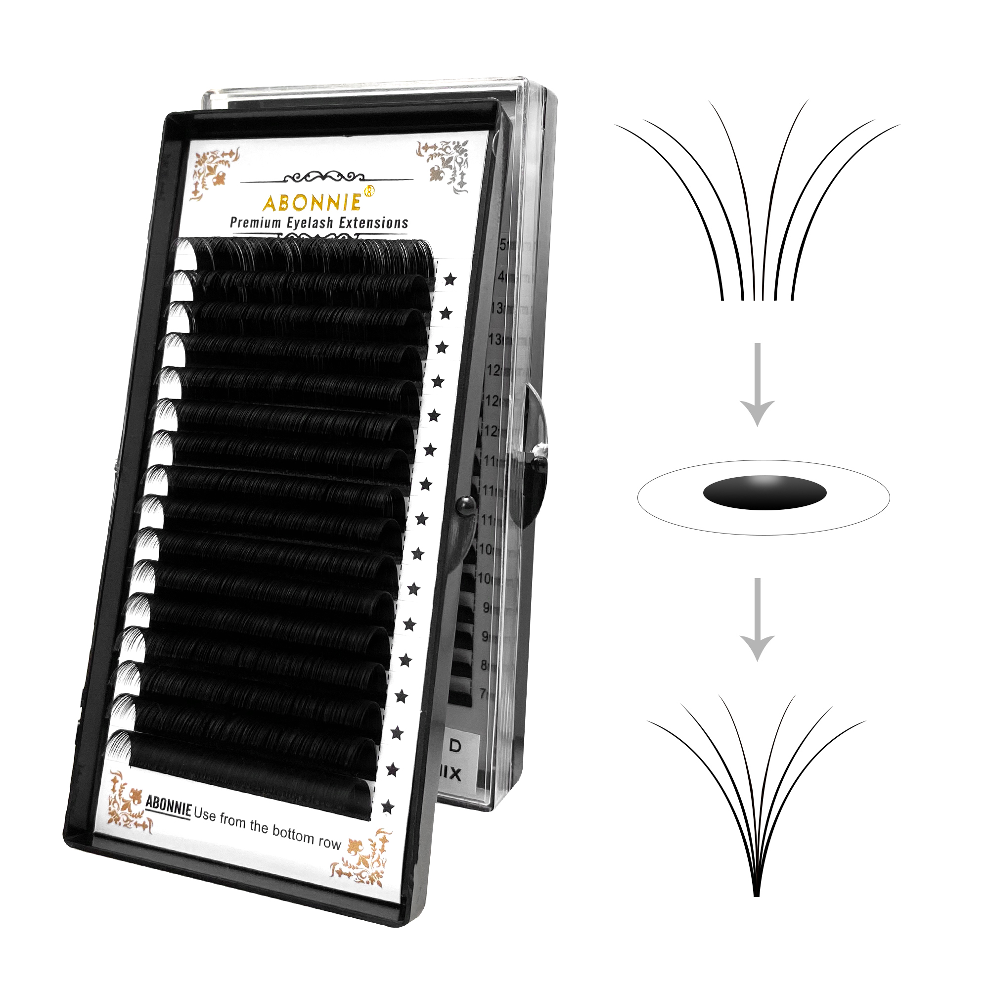 Abonnie Eyelashes Extension Si – обзор и цена Eyelash Extensions Classic